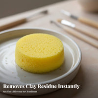 Pottery Sponge Highly Absorbent Water Absorbing Sponge Reusable for DIY Crafters