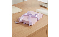 Pearl Necklace Box Soft Shielded Interior Necklace Gift Box Sturdy Frame Silk Finish Jewelry Case for Special Occasions