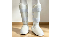 Shin and Instep Guards Acolchado Shin Guards with Foot Protector Flexible Protector Espinilla Y Empeine for Fighting Artists