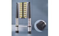 Ladder Aluminum Telescopic Ladder Extendable for Contractors, Homeowners, Roof Access, Home Maintenance, Outdoor Work