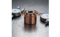 Model CHY-1518-12 Copper Rotary Commutator Hooked Tabs Segmented Commutator Wear-Resistant Mechanical Component Easy to Install
