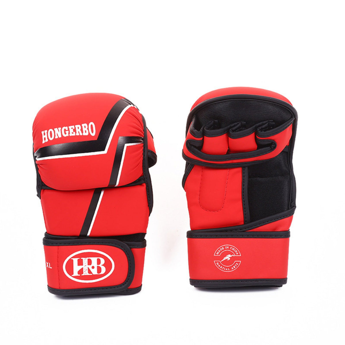2 Pieces Padded Knuckles Half Finger Boxing Gloves Wrist Support MMA Training Gloves Shock Absorbing Padding for Children, Men, Gym