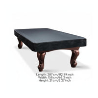 Dustproof Pool Table Cover Waterproof Billiard Table Cover Scratch Resistant for Outdoor, Storage, Bar