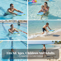 Hand Holes U-Shaped Kickboard Textured Surface Kickboard with Handles Buoyancy Support