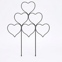 Indoor Plants Garden Trellis for Climbing Plants, Metal Support for Potted Plants, Stackable Stainless Steel Design, 37cm Height Outdoor Frame