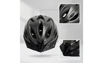 Lightweight Integrated Molded Helmet Aerodynamic Bike Helmet with Chin Guard Ventilated Impact-Resistant for Adults, Cyclists, Commuters, Commuting, Mountain Biking