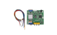Printed CGA VGA Converter Board Tactile CGA to VGA Converter Bidirectional Arcade Monitor Adapter Board Compact for Hobbyists