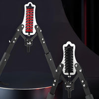 Non-Slip Grip Coil Arm Exerciser Wrist Straps Adjustable Resistance Arm Instructor Compact Chest Workout Exerciser Multi-Function Training