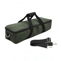 Tea Picking Machine Bag Zippered Tea Machine Bag Olive Drab Green for Storage, Transport