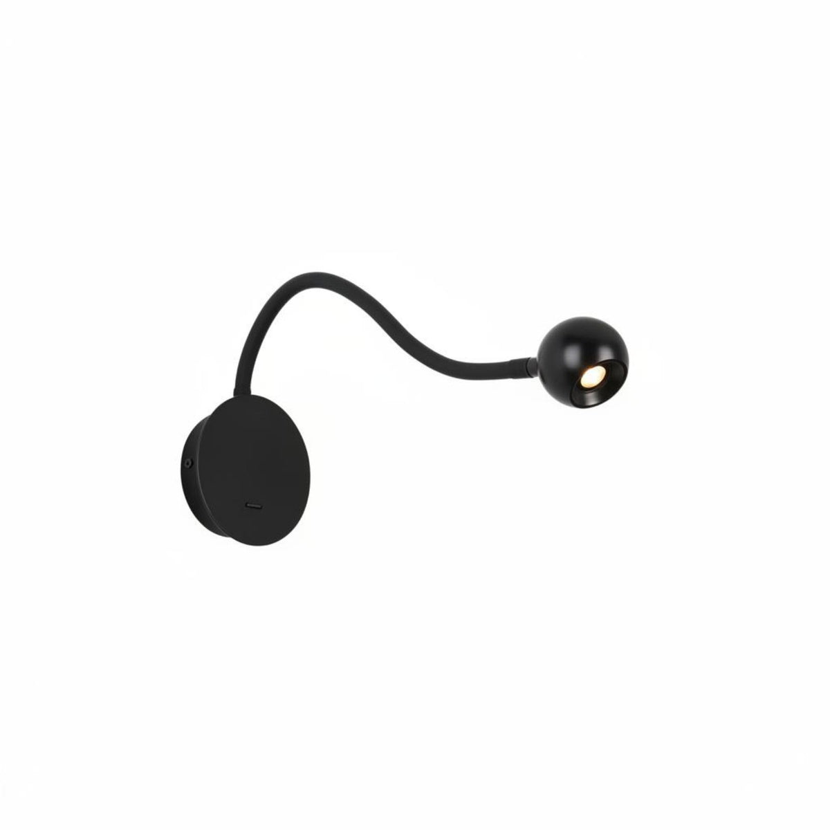 Eye Care Bedside Wall Lamp Modern Minimalist Gooseneck Wall Sconce Space Saving Flexible Bedside Lamp Easy to Install for Bedroom, Study