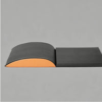 Hinged Abdominal Mat Sweat-Resistant Foldable Sit-up Mat Two-Section Workout Board Skin-Friendly Ab Exercise Board Odorodorless