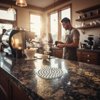 Even Extraction Espresso Puck Screen 304 Stainless Steel Reusable Coffee Filter Disc Easy to Clean for Baristas, Cafe, Home Kitchen
