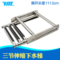 Marine Boarding Ladder, Telescopic, Sliding, Folding for Yacht Stern