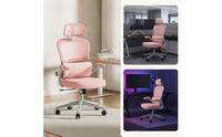 Office Chair Breathable Ergonomic Chair with Support Adjustable for Students, Esports Participants, Study Room