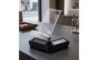 360-Degree Display Stand with Acrylic Holder Batterycordless Rotating Display Stand Cordless Rotating Platform Low-Light for Retailers