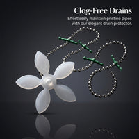 Tools for Hair Removal in Sink, Kitchen for Plumbing, Flower Shaped Drain Cleaner for Homeowners