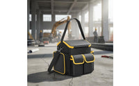 Reinforced-Weave Tool Bag Multiple Pockets Portable Organizer Side Pocket