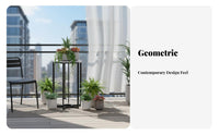 Floor-Standing Flower Pot Table Minimalist Design Hexagonal Pedestal Table Modern Aesthetic Plant Stand Heavy Duty for Homeowners, Interior Designers, Balcony, Living Room, Entryway, Hallway