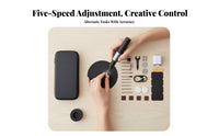 Multi-Functional Cordless Engraving Pen Handheld Design Cordless Engraving Tool Set Adjustable Speed Grinding Machine Portable for DIY crafters, Hobbyists, Polishing, Jewelry Making, Home Workshop, three-dimensional printed objects Finishing