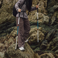 Wrist Strap Telescopic Trekking Pole Lightweight Aluminum Trekking Poles Long-Lasting Adjustable Walking Pole Foldable