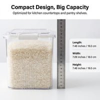 Large Food Storage Containers, Transparent Food Storage Bin, Sealed Food Storage Containers, Bulk Food Storage Containers