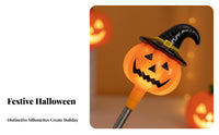 Handheld and Portable illuminated Pumpkin light stick Lightweight Design gourdo'-lantern'-Lantern light stick Festive Halloween accessory Replaceable Batteries for Children, Trick-or-Treaters, young children, Parties, Costume events, Nighttime Safety