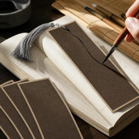 Chinese Style Calligraphy Bookmark Blanks for DIY Art Projects, Handmade Xuan Paper Cards
