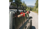 Secure Rapid-Secure Clamp Bracket Easy Installation Rubber Clamp with Mounting Plate Anti-Slip Shovel Holder Sturdy for off-Roaders, Campers, Roof Rack, Garage Storage