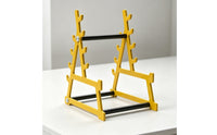 Mini Squat Rack Desk Organizer Multi-Functional Squat Rack Pen Holder Carbon Steel Fitness Themed Desk Holder for Weightlifters