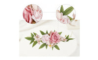 Horizontal Artificial Flower Cake Topper Layered Rose Cake Decoration Reusable Decorations Easy to Use for Bakers, Dessert Table
