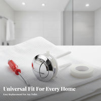 Cistern Push Button Universal Fit Toilet reservoir Part coil Loaded for Home Repair
