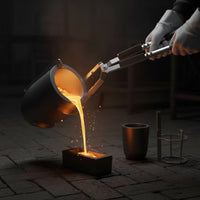 Crucible Tongs Kit Long Handled Crucible Tongs with Gloves Anti-Slip Metal Refining Casting Tool for Blacksmiths, Foundry