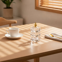 Wooden Pick Holder with Lid Clear Acrylic Wooden Pick Dispenser Easy to Clean