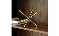Tabletop Sculpture Minimalist Tabletop Decor Lustrous Table Art Decoration for Bookshelf, Entryway Console