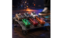Guitar Pedal Board Adjustable Feet Modular Pedalboard Carry Handle Instrument Accessory for Guitarists