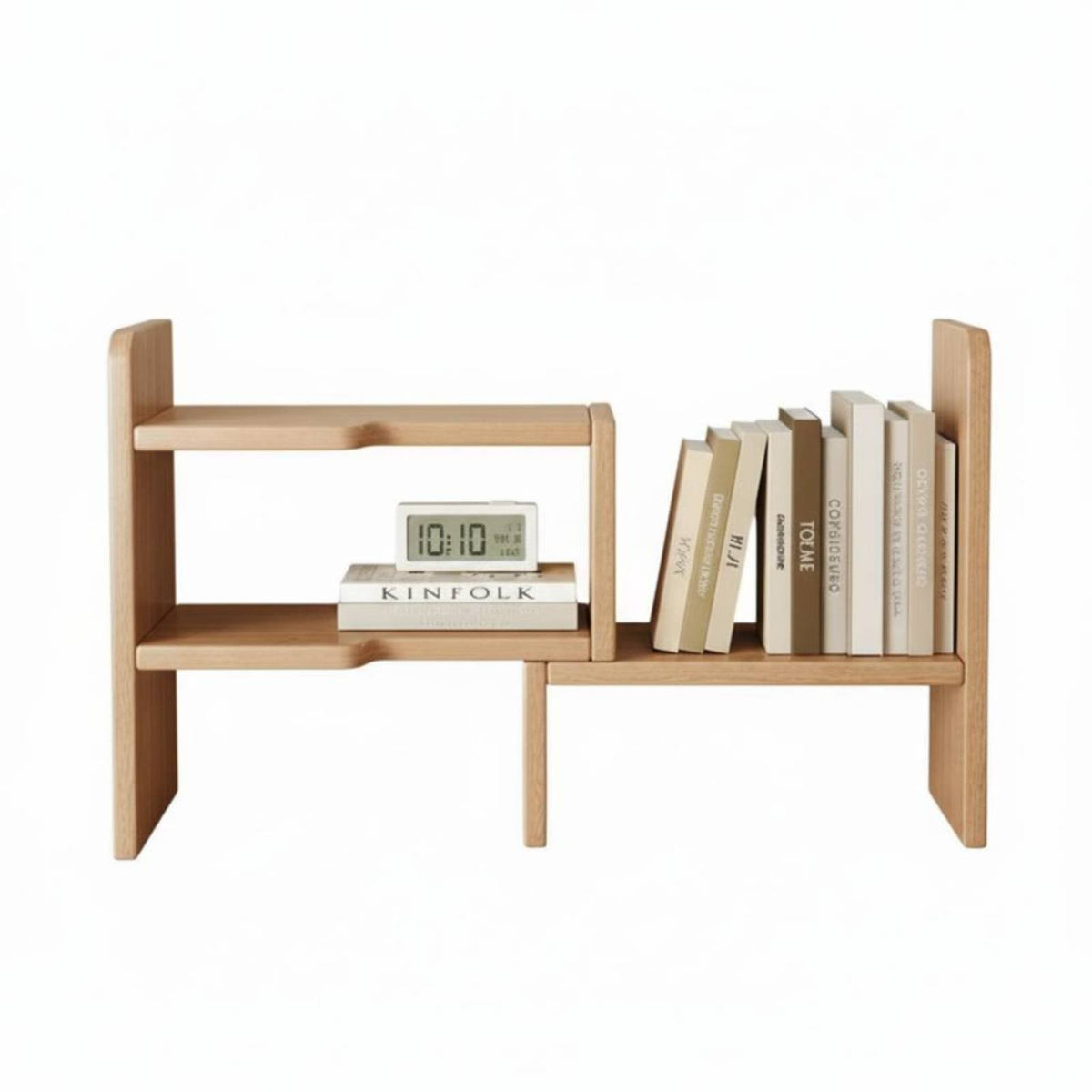 Expandable Book Rack Extendable Design Adjustable Book Organizer