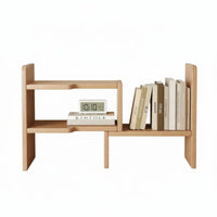 Expandable Book Rack Extendable Design Adjustable Book Organizer