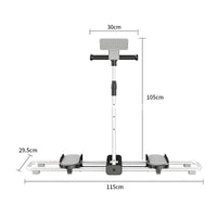 Quiet Operation Home Ski Exercise Equipment Digital Counter Leg Slide Exercise Machine Foldable Inner Thigh Workout Machine for Women