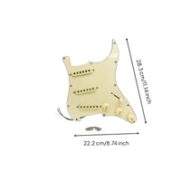 Prewired Pickguard Single Coil Loaded Pickguard 3 Ply for Guitarists