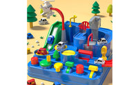 With Ramp Multi-Level Car Playset Interactive Toy Car Track Set Bright Colors Road Track Playset Plastic for Children