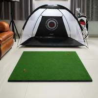Verdant Sports Practice Pitching Mat, Thickened PP Grass Practice Driving Mat, Heavy Duty Rubber Base Practice Chipping Mat for Home Use