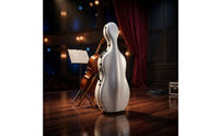 Cello Case Sheltering Musical Instrument Case with Wheels Wheeled for Students, Artists, Rehearsals, Concerts