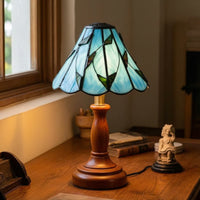 Vintage-Inspired Tiffany Stained Glass Lampshade Handmade Stained Glass Lampshade Translucent Pendant Light Shade for Diyers, Homeowners, Table Lamps, Living Rooms, Bedrooms