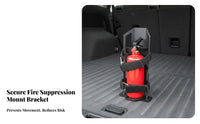 Car Fire Suppression Device Bracket Stable Fixation Car Fire Suppression Device Holder Trunk Storage Bracket Sturdy-Duty