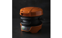 Breakfast Sandwich Maker Electric Burger Maker Compact Egg Cooker with Lid for Students, Commuters, Small Kitchens, Dorm Rooms, Recreational Vehicles