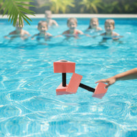 Triangular Water Dumbbell Lightweight EVA Foam Water Dumbbell Compact Aquatic Exercise Dumbbells for Swimmers