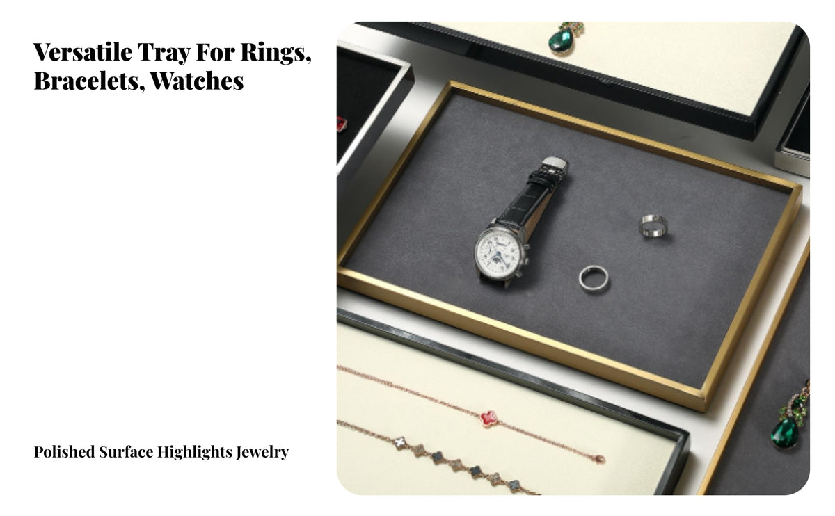 Jewelry Display Tray with Fabric Lining