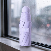Ultra-Light UV Protection Compact Travel Umbrella for Sun and Rain