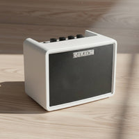Built-in Drum Machine Bluetooth Guitar Amp Aux Input Portable Guitar Amplifier Headphone Output Rechargeable Practice Amp App Control for Guitarists, Beginners, Bassists, Outdoor