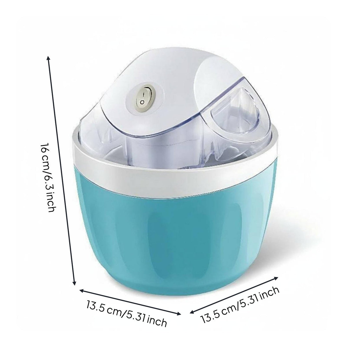 CE Certified Automatic Ice Cream Appliance Child Lock Electric Ice Cream Machine Easy to Clean for Families